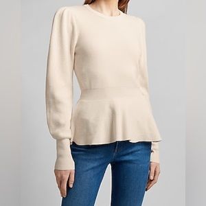 Express peplum sweater
